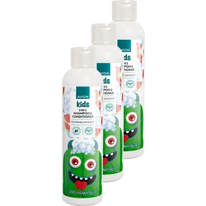 Kids Arada Karpuz Kokulu Çocuk Saç Kremi ve Şampuanı 200 ml x 3 adet
