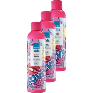 Kids Love Çocuklar İçin Meyve Kokulu Vücut Şampuanı 200 ml x 3 adet