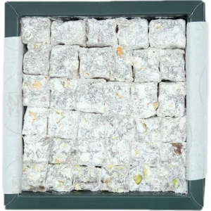 ANTEP PAZARI Lokum-Çifte Kavrulmuş Antep Fıstıklı Duble Lokum-(Hediyelik)-275 GR