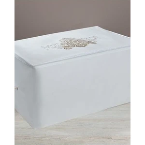 English Home Lace Damask Hurç 74 x 46 x 46 cm Beyaz