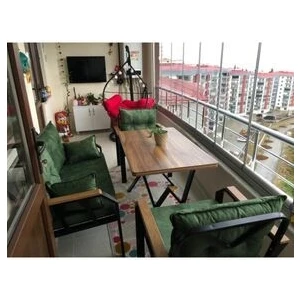 Tu Tienda 2+1+1+Masa Demonte Bahçe Balkon Mobilyası