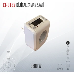 CT-9182 Dijital Zaman Saati