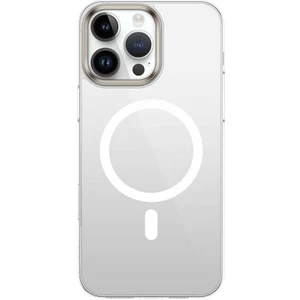 Alan Tech Apple iPhone 16 Pro Max Kılıf Magsafe Şarj Özellikli Şeffaf Cam Arka Yüzey Zore G-Glass Kapak-Şeffaf