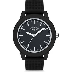 Aqua Di Polo 1987 Kadın Siyah Silikon Kordonlu Analog Kol Saati A9630