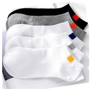 Unisex 5'li Spor Patik Çorap Yıkanmış