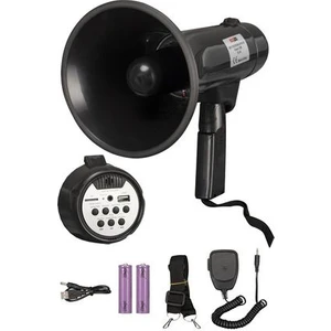 MGF-120USB-BT Mayklı Askılı EL Megafon 120 Watt (Şarjlı Bluetooth USB Siren Kayıt)