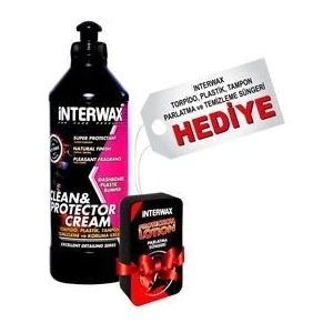 Interwax Torpido Parlatıcı Ve Bakım Kremi 500 ML + Uygulama Süngeri