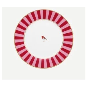 Pip Studio Love Birds Tabak 21 Cm, Kırmızı / Pembe