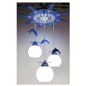 Ledli 3 Lü Dolphin Çocuk Odası Avize