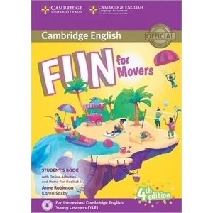 Cambridge University Press Fun For Movers Student's Book With Home Fun Booklet and Online Activities With Audio 4th Edition