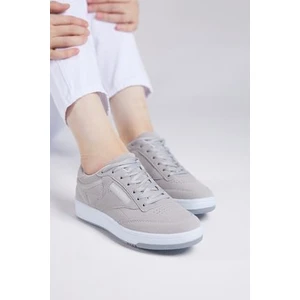 Unisex Gri Süet Spor Ayakkabı Tb107