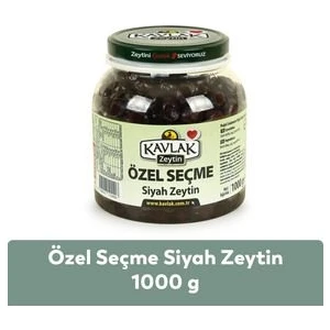 Kavlak Zeytin Özel Seçme Gemlik Siyah Zeytin 1 kg