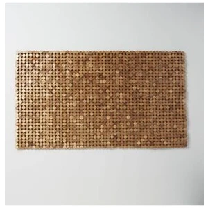 Gomez Ahşap Paspas Natural - 60 x 100