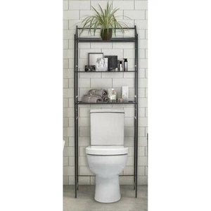 Metal Banyo Düzenleyici Raf Siyah Elektrostatik Boyalı Dayanıklı Suya Dayanıklı Şık Tasarım