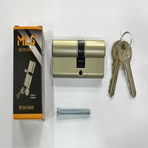 90 mm Pirinç Pvc Pimapen Kapı Göbeği Bareli (2 Anahtarlı)
