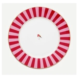 Pip Studio Love Birds Tabak 26,5 Cm, Kırmızı / Pembe