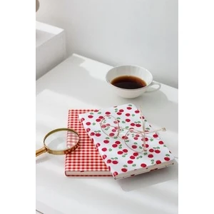 Matt Notebook Lastikli Çizgili Defter İkili Paket 13 x 21 cm Krem Renk Sert Kapak