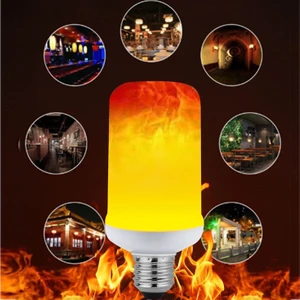 Full Reyon 3 Işık Modlu, Alev Efektli, 5 Watt, E27 Duy LED Ampul, Alev Efektli Çok Kaliteli Birinci Sınıf Ampul
