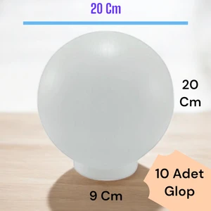 Full Reyon 10 Adet 20'lik Karpuz Lamba, Birinci Kalite Pvc Glop, Bahçe Aplikleri Yedek Parçası, 20 cm Pvc Küre