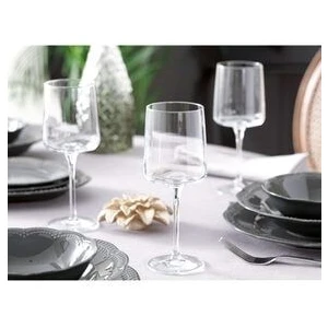 English Home Sare Cam 3'lü Kadeh 320 ml Şeffaf