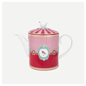 Pip Studio Love Birds Demlik, Kırmızı / Pembe