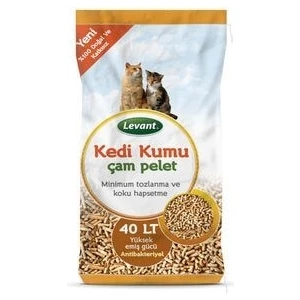 Kedi Kumu Çam Pelet %100 Organik Ağaç Kokulu 40 Lt