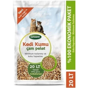 Kedi Kumu Çam Pelet Ekonomik Paket %100 Organik Ağaç Kokulu 20 Lt