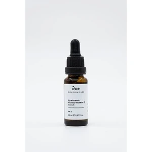 Hyaluronic Acid & Vitamin C Serum 20 ml Karma Ciltler için Canlandırıcı ve Nemlendirici