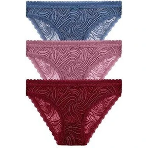3 Lü Dantelli Slip Külot