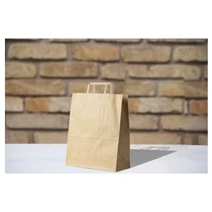 Ecen Plast Kağıt Saplı Karton Çanta 18X9X24 25 Adet