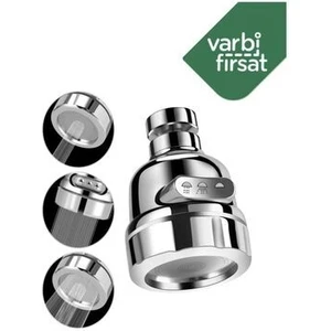 3 Fonksiyonlu Mutfak Lavabo Başlığı 360 Derece Döner