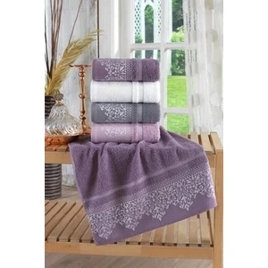 Zeynep Tekstil Damask 4'lü 50 x 90 cm  El&yüz Havlu Seti |  Pamuklu