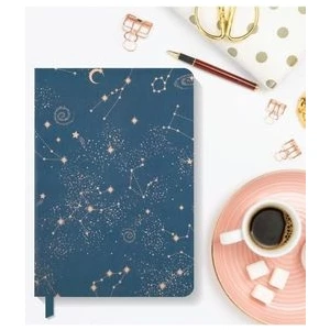 Akıllı Adam Yayınları Notebook Sert Kapak Çizgili Defter 13 x 21 cm Hardcover Notebook Dark Blue