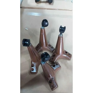 Mutlu Alışveriş Merkezi Tekerlekli Sihirli Sehpa Masa Ayağı 360 Derece Dönebilen 20 cm 4 Adet Ceviz Vida