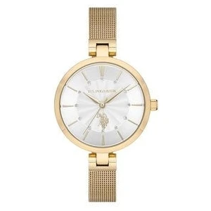 U.S. Polo Assn. Kadın Altın Kol Saati USPA2025-01 33 mm Çelik Kasa 5 ATM Suya Dayanıklı
