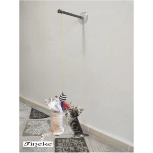TİNEKE Vantuzlu Kedi Oltası Kedi Oyuncağı
