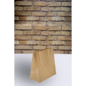 Ecen Plast Burgu Saplı Karton Çanta 25 Adet