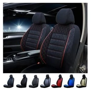 Fiat Tofaş Uno Ön Arka Takım Koltuk Kılıfı Gof Siyah-Kirmizi