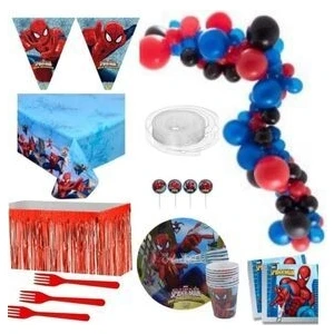 Çıtı Pıtı Store Örümcek Adam 8 Kişilik Lüks Hazır Doğum Günü Parti Seti