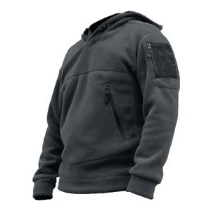Genıus Store Erkek Polar  Outdoor Kapşonlu Kombat Tactical Cepli Polar