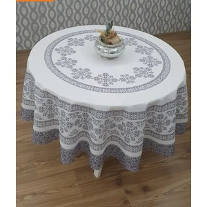 Yuvarlak Kilim desen 150 Cm Polyester Kumaş Baskılı Kilim Desen Yuvarlak 150 Cm Masa Örtüsü