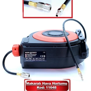 Makaralı Hava Hortumu Pvc 15 Bar 15+1 Metre Profesyonel