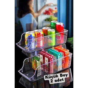 Nandy Home Çok Amaçlı İçecek Buzdolabı & Dolap İçi Düzenleyici Küçük Boy 2 Adet