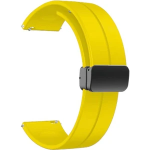 Huawei Watch Gt Runner Kordon Kayış D-Buckle Mıknatıslı Silikon 22/jku