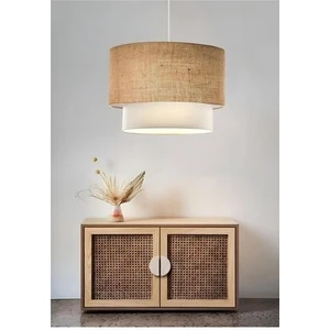 Home Hasır Pasta Sarkıt E-27 Duy 30 cm Genişlikte Salon İçin Şık Aydınlatma