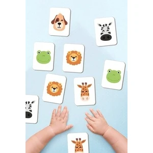 Enjoy My Design Zeka Kartları Hafıza Eşleştirme Oyunu Sevimli Hayvanlar Ahşap Eğitici Puzzle Oyuncak