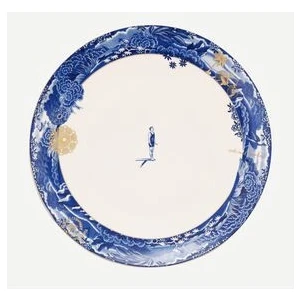 Pip Studio Heritage Mavi Bordürlü Yemek Tabağı 26,5 cm