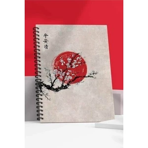 Noktalı Defter | Ikebana Serisi | 100 Sayfa | Spiralli | Sert Karton Kapak | Bullet Journal