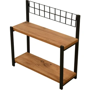 Black Dizayn Tezgah Üstü Telli Baharatlık Organizer