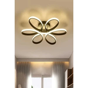 Ömür Avize Ella Modern 6 Lı Ledli Avize 45 cm siyah